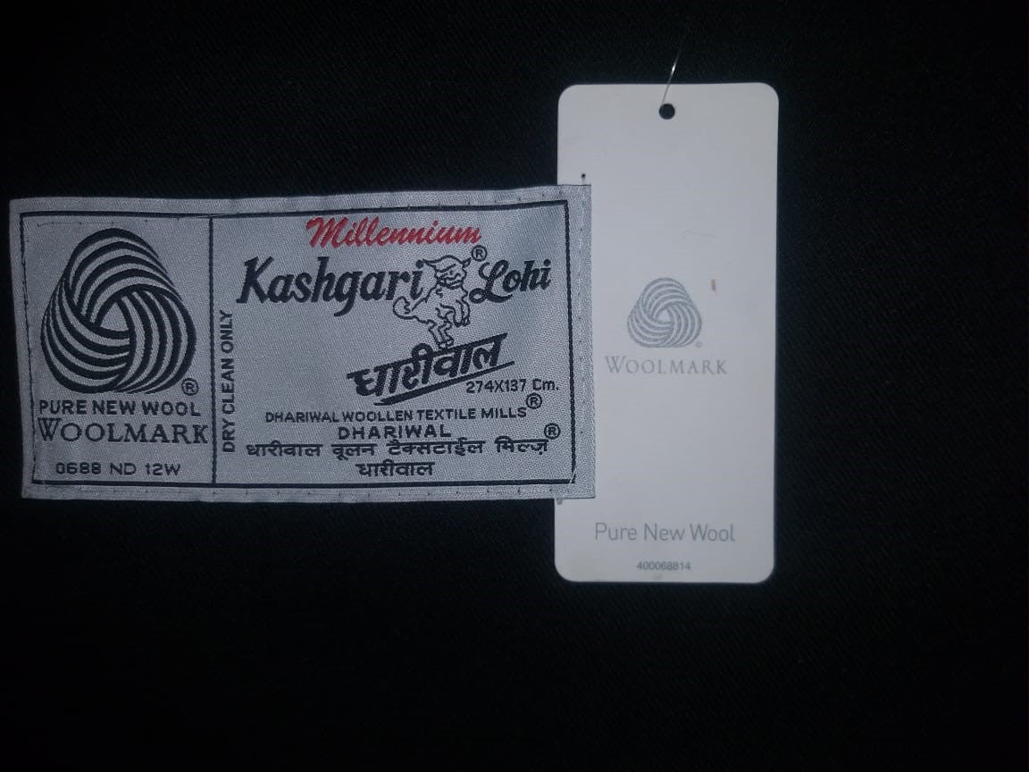 Dhariwal Lohi Pashmina Shawl, Overiszed Scarf, Shawl for Men, Large Blanket, Pure Wool Certified Shawl, Soft Meditation Shawl, Millenium Kashgari. Unisex