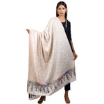 Women's Shawl, Self Weave Kani Shawl, Faux Wool Shawl, Kashmiri Shawl, Shawl For Women - The Amritsar Store