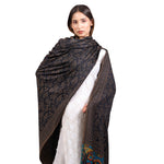 Women's Shawl, Self Weave Kani Shawl, Faux Wool Shawl, Kashmiri Shawl, Shawl For Women - The Amritsar Store