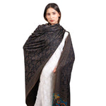 Women's Shawl, Self Weave Kani Shawl, Faux Wool Shawl, Kashmiri Shawl, Shawl For Women - The Amritsar Store