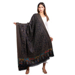 Women's Shawl, Self Weave Kani Shawl, Faux Wool Shawl, Kashmiri Shawl, Shawl For Women - The Amritsar Store