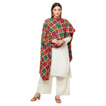 Multicolor Mirror Work Phulkari Dupatta By The Amritsar Store - The Amritsar Store