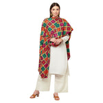 Multicolor Mirror Work Phulkari Dupatta By The Amritsar Store - The Amritsar Store