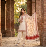 Phulkari Dupatta – Hand Embroidered Dupatta with Maroon Embroidery | The Amritsar Store - The Amritsar Store