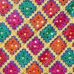 Multicolor Mirror Work Phulkari Dupatta By The Amritsar Store - The Amritsar Store