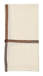 Dhariwal Sudhama Four side Border Meditation Blended Shawl 2.5 Mtr 500 Gm - The Amritsar Store