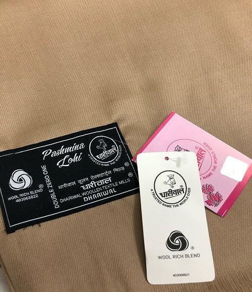 Dhariwal Pashmina lohi ,Shawl for Men, Wool Rich Shawl, Pashmina Shawl, Dhariwal Pashmina Lohi - The Amritsar Store