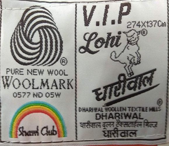 Dhariwal Meditation ,Pure Wool Certified Scarf, Woolen shawl, Pashmina Unisex Large Wrap. Unisex - The Amritsar Store