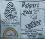 Dhariwal Rajgari Pashmina Shawl, Oversized Scarf, Large Blanket, Meditation Shawl, Pure Wool Certified Shawl . Unisex - The Amritsar Store