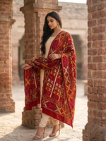 Phulkari Bagh Dupatta –Multicolor Hand Embroidered Dupatta | The Amritsar Store