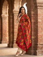 Phulkari Bagh Dupatta – Hand Embroidered Mirror Work Dupatta | The Amritsar Store