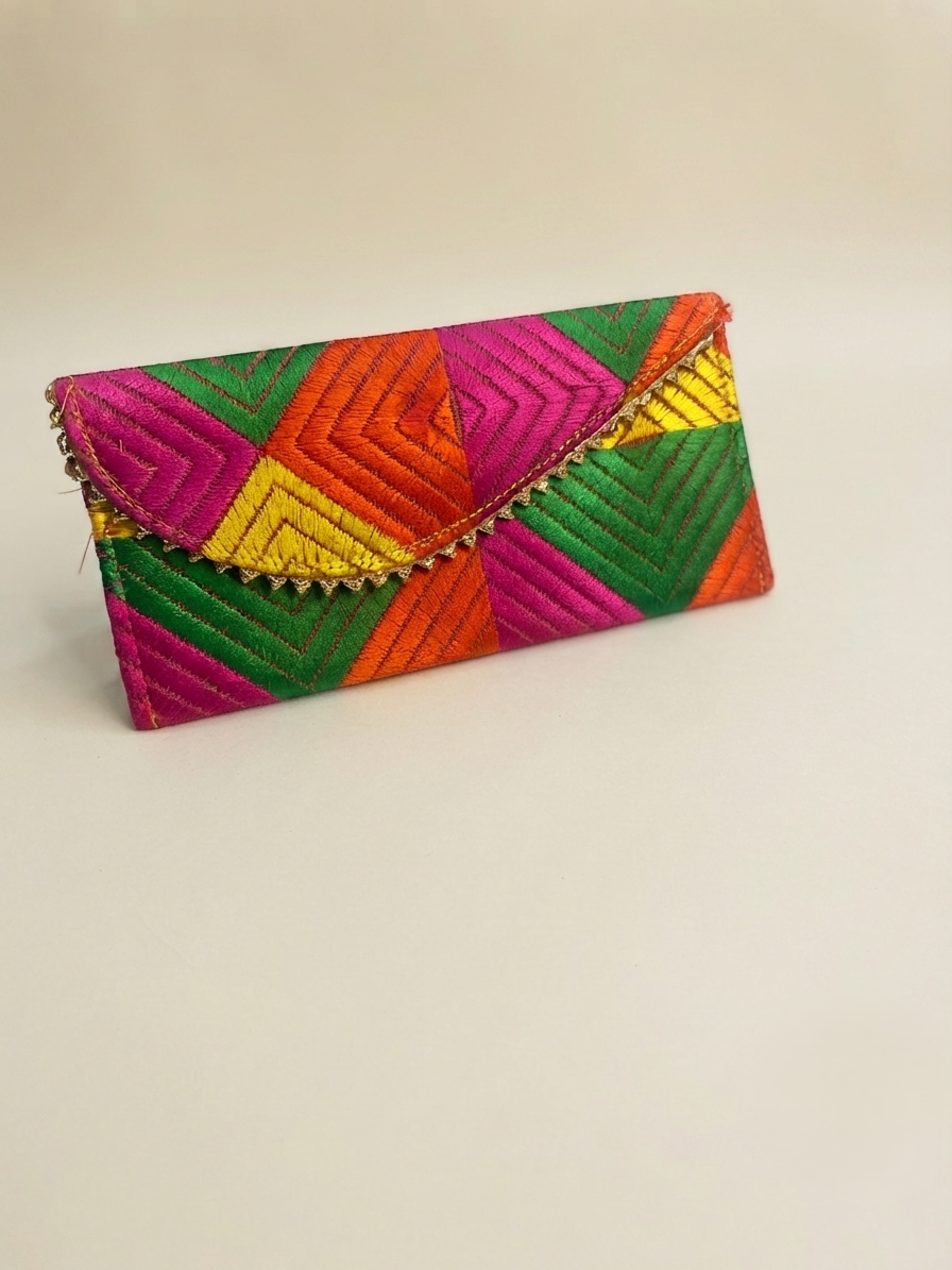 Phulkari Shagun Lifafa – Traditional Shagun Envelope | The Amritsar Store