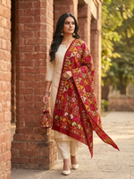 Phulkari Bagh Dupatta– Hand Embroidered Punjabi Dupatta | The Amritsar Store