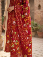 Phulkari Bagh Dupatta – Hand Embroidered Traditional Punjabi Bagh | The Amritsar Store