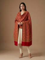 The Amritsar Store Jaal Weave Shawl, Intricate Paisley, Shawl For Women