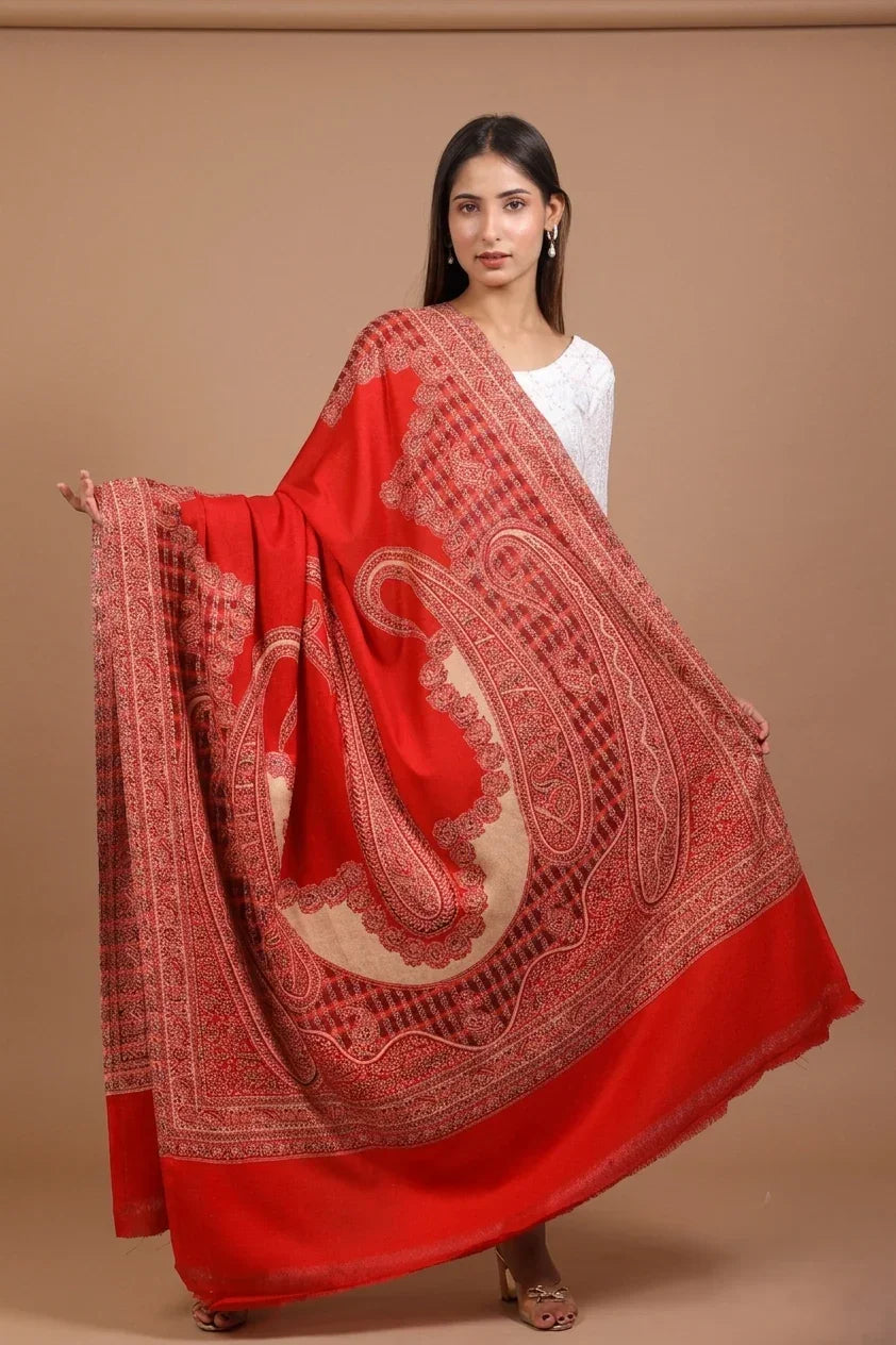 Women's Shawl Kashmiri Jamawar – Luxurious Warmth & Timeless Style | The Amritsar Store - The Amritsar Store