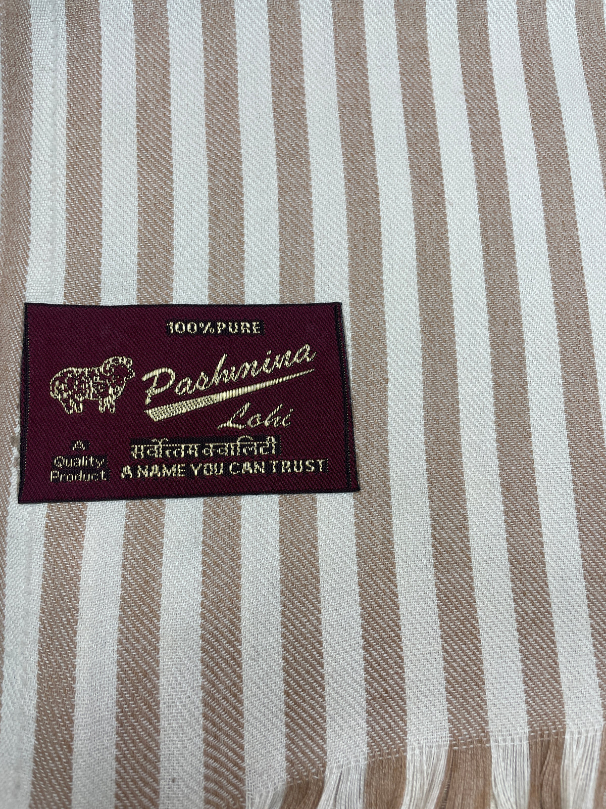 Checkered Subtle Fine Wool Light Weight102 inches x 55 inches Shawl by Dhariwal Woollen Textile Mills