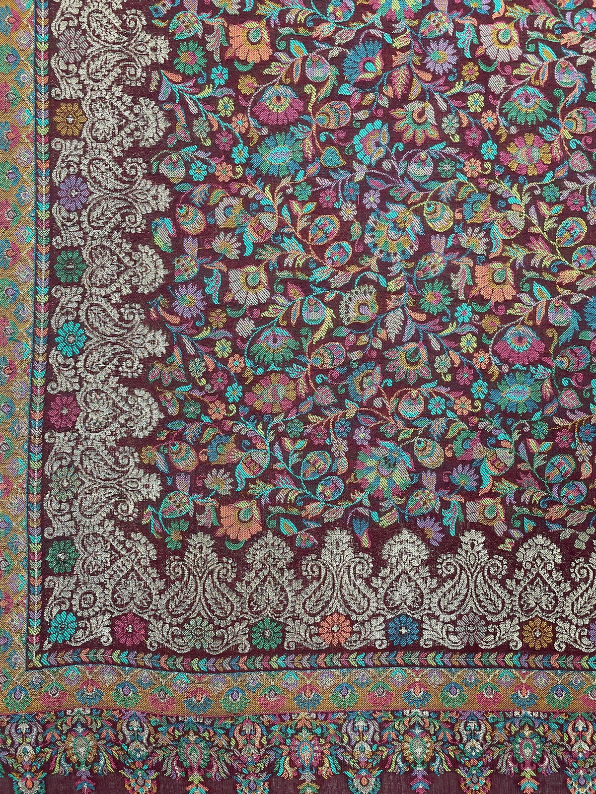 The Amritsar Store Timeless woven stole with Luxe Zari border, Stole For Women - The Amritsar Store