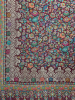 The Amritsar Store Timeless woven stole with Luxe Zari border