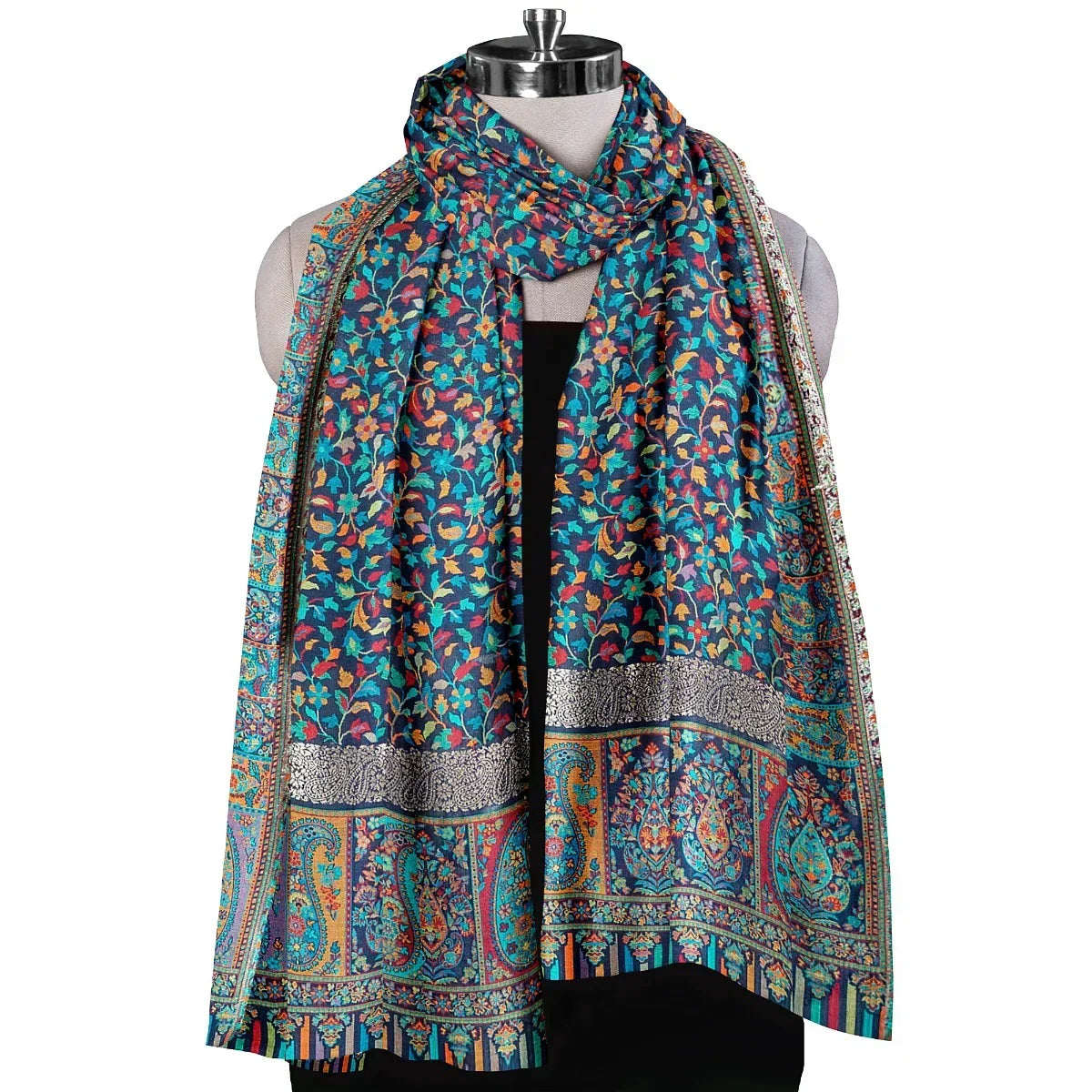 Womens Kani Zari Shawl - The Amritsar Store