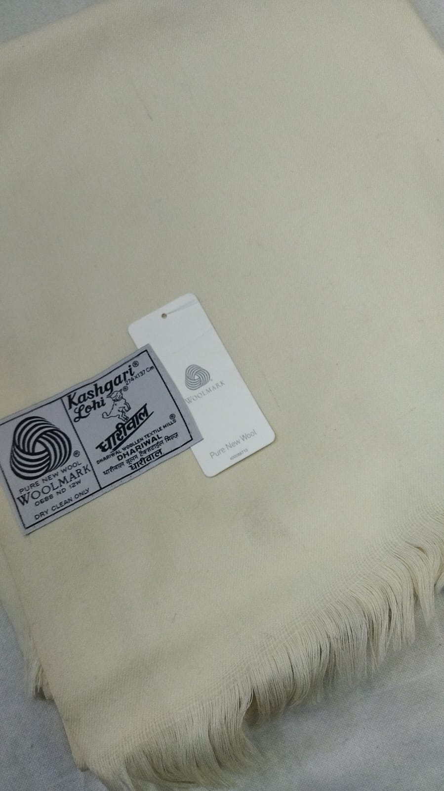 Dhariwal Kashgari Cream Color Lohi