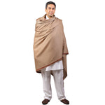 Hand Embroidered Kashmiri Shawl, Paisleys Embroidered In The Four Corners Surrounded With Embroidery. Warm Light Weight Shawl, Large Wool Shawl Unisex - The Amritsar Store