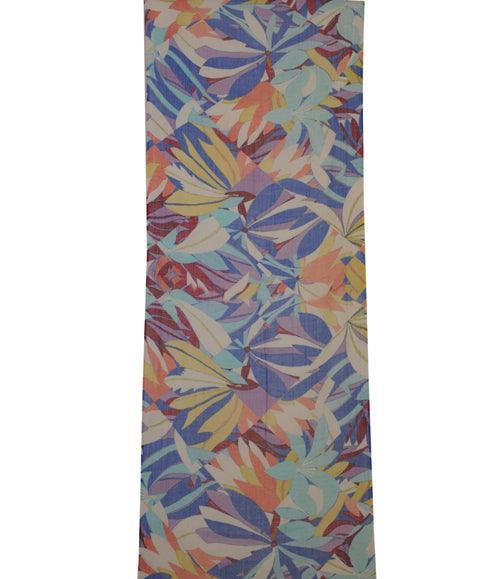 The Amritsar Store ,Multicolor Abstract Digital Print Scarf - The Amritsar Store