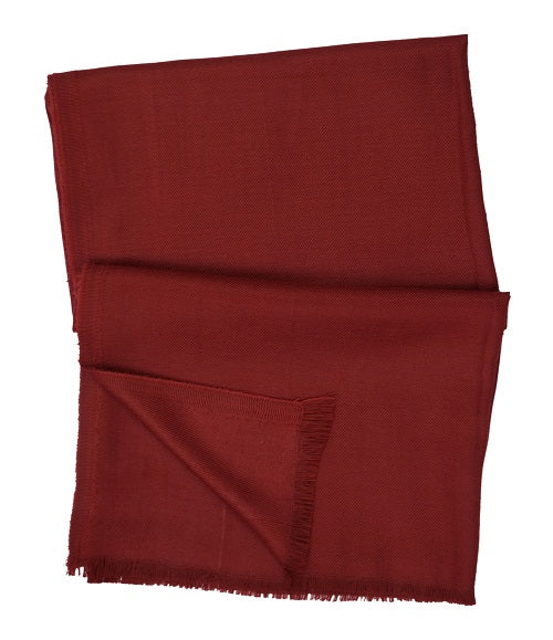 Burgundy Shawl, Maroon Shawl, Pure Wool Certified Shawl, Osho Buddhist Shawl, Meditation Shawl For Men 1801 Millenium by Dhariwal - The Amritsar Store