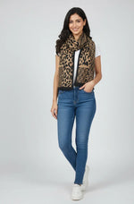 The Amritsar Store Leopard Print and Fendi-inspired Scarf (Reversible) - The Amritsar Store