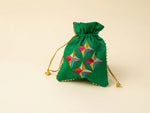 The Amritsar Store Phulkari Embroidered Potli Bag For Women - The Amritsar Store