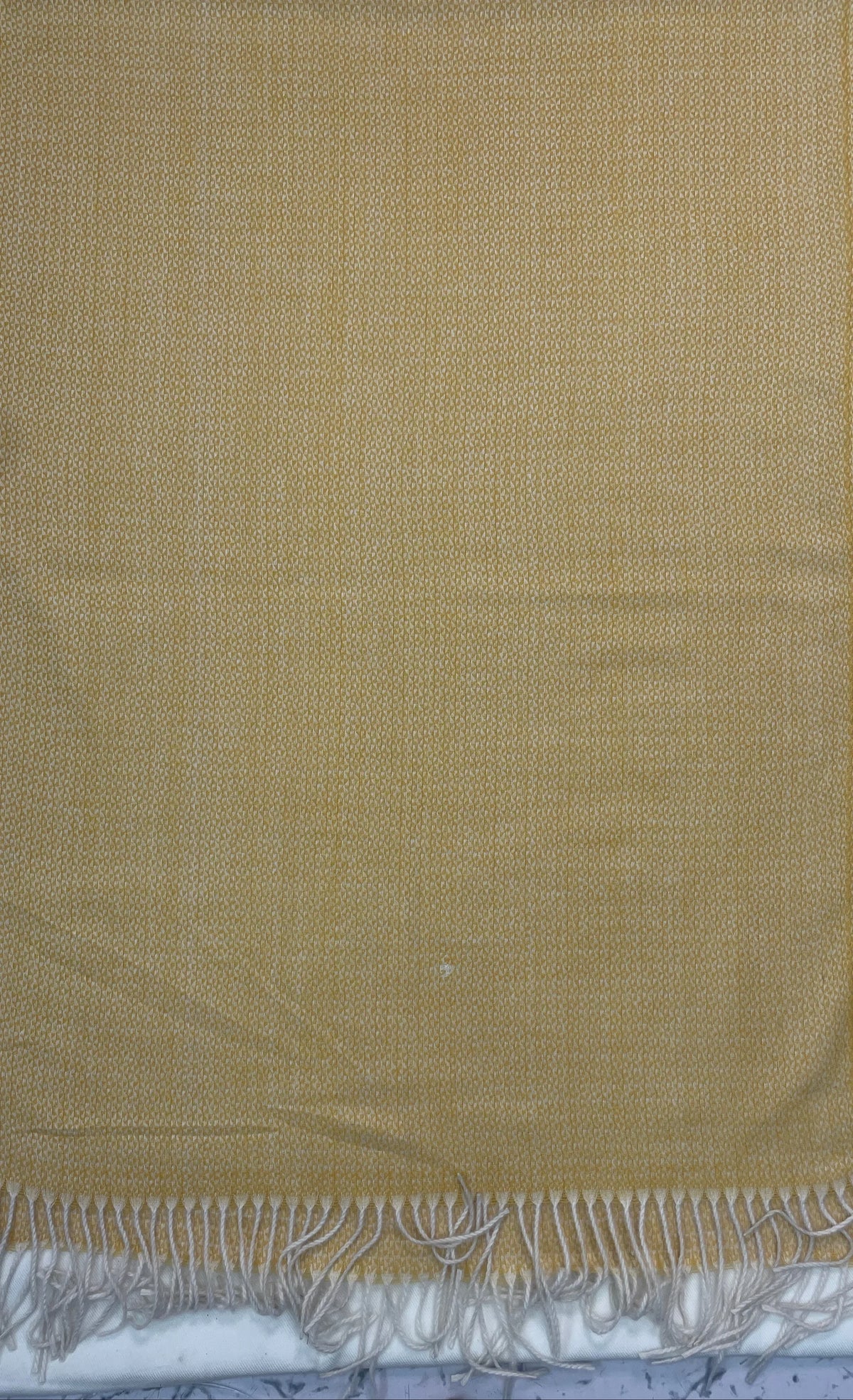 Golden Yellow Textured Scarf for Men & Women – Soft Lightweight Wrap | The Amritsar Store - The Amritsar Store