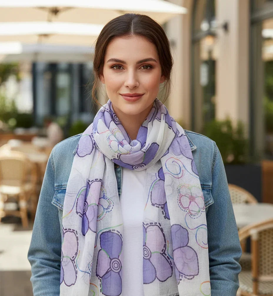 The Amritsar Store , Spring Delight Scarf - The Amritsar Store