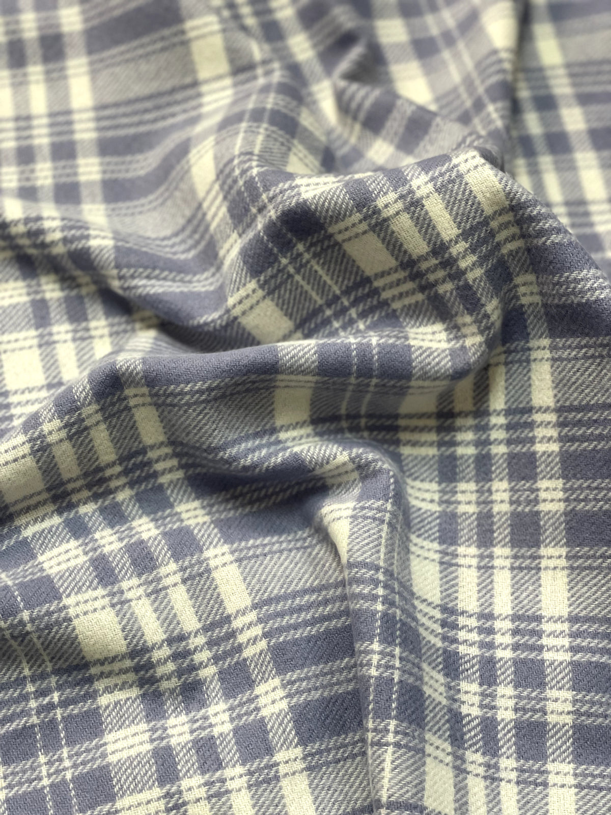 “The Amritsar Store classic grey and ivory check wool scarf, soft warm wool scarf