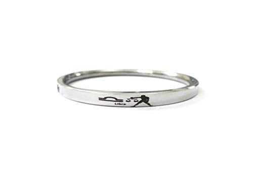 Stainless Steel Sun Sign Unisex Punjabi Kada with engraved zodiac symbol by The Amritsar Store, sleek silver finish bracelet for men and women