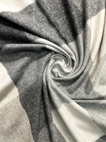 “The Amritsar Store classic black and white check wool scarf, soft woven winter scarf