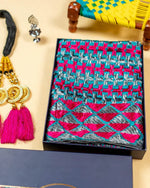 Phulkari Dupatta in Turquoise Green With Bagh Hand Embroidery in Punjabi Traditional Floral Motifs 2.45 Mtr x 0.88 Mtr - The Amritsar Store