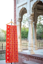 Phulkari Dupatta in Vibrant Red with Beautiful Hand Embroidery For Wedding With Cut Work 2.35 Mtr x 0.90 Mtr - The Amritsar Store
