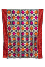 Phulkari Dupatta With Vibrant Multicolored Punjabi Bagh Hand Embroidered Navy Blue Colour Dupatta For Wedding 2.20 Mtr x 0.93 Mtr - The Amritsar Store
