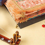 Phulkari Dupatta For Wedding Amritsar Handmade Embroidery Traditional Colorful Dupatta With Tassels Color 2.35 Mtr x 1.00 Mtr By The Amritsar Store - The Amritsar Store