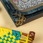 Phulkari Dupatta For Wedding Amritsar Handmade Embroidery Traditional Colorful Dupatta With Tassels Color 2.35 Mtr x 1.00 Mtr By The Amritsar Store - The Amritsar Store