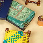 Phulkari Dupatta For Wedding Amritsar Handmade Embroidery Traditional Colorful Dupatta With Tassels Color 2.35 Mtr x 1.00 Mtr By The Amritsar Store - The Amritsar Store