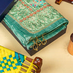 Phulkari Dupatta For Wedding Amritsar Handmade Embroidery Traditional Colorful Dupatta With Tassels Color 2.35 Mtr x 1.00 Mtr By The Amritsar Store - The Amritsar Store