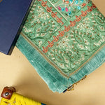 Phulkari Dupatta For Wedding Amritsar Handmade Embroidery Traditional Colorful Dupatta With Tassels Color 2.35 Mtr x 1.00 Mtr By The Amritsar Store - The Amritsar Store