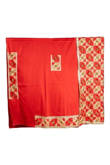 Punjabi Phulkari Suit Designer Salwar Kameez Collection By The Amritsar Store Size 5.00 Mtr - The Amritsar Store