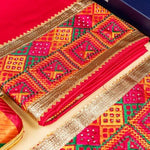 Punjabi Phulkari Suit Designer Salwar Kameez Collection By The Amritsar Store Size 5.00 Mtr - The Amritsar Store