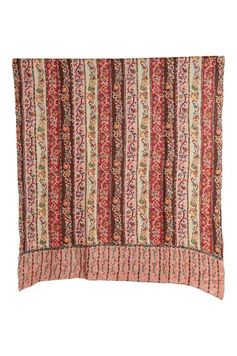 Women's Shawl, Heritage Collection Kalamkari Kashmiri Shawl, Pashmina Shawl For Women, Large Wrap Shawl For Women & Men - The Amritsar Store