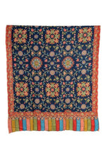 Women's Shawl, Heritage Collection Kashmiri Kalamkari Shawl, Rich Look Self Weave Kani Shawl, Faux Wool Shawl, Pashmina Shawl Bridal Gift, Shawl For Women - The Amritsar Store