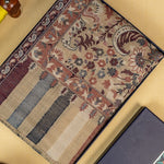 Mens Wool Shawl, Kashmiri Kani Fine Wool Shawl, Soft and Warm With Kashmiri Paisleys, Large Wrap Shawl, Light Weight 2.50 Mtr x 1.30 Mtr, Perfect Gift For Your Loved Ones. - The Amritsar Store