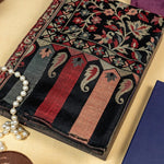 Mens Wool Shawl, Kashmiri Kani Fine Wool Shawl, Soft and Warm With Kashmiri Paisleys, Large Wrap Shawl, Light Weight 2.50 Mtr x 1.30 Mtr, Perfect Gift For Your Loved Ones. - The Amritsar Store