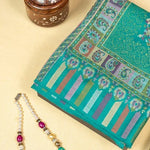 The Amritsar Store Womens Kani Zari Stole with Traditional Charm - The Amritsar Store